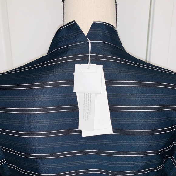 NWT Vince | Pinstriped Midi Dress - Picture 10 of 14